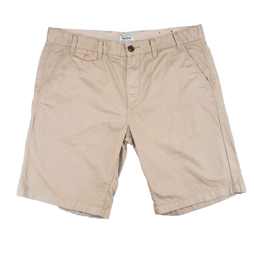 Barbour Khaki Chino Shorts Mens 38 Tan Outdoor Utility‎ Hiking Camping Casual